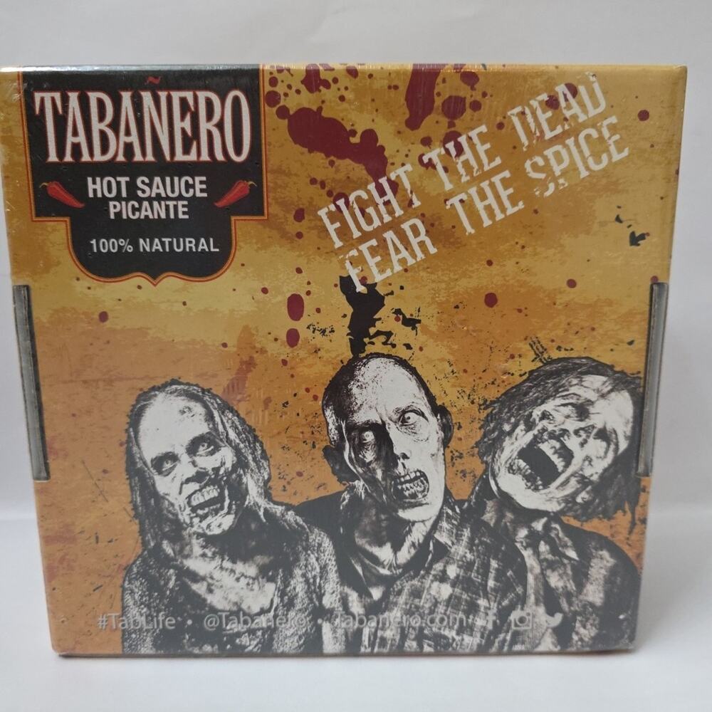 The Walking Dead AMC Tabanaro Hot Sauce Set Rare Collector's Item Sealed - Picture 2 of 6